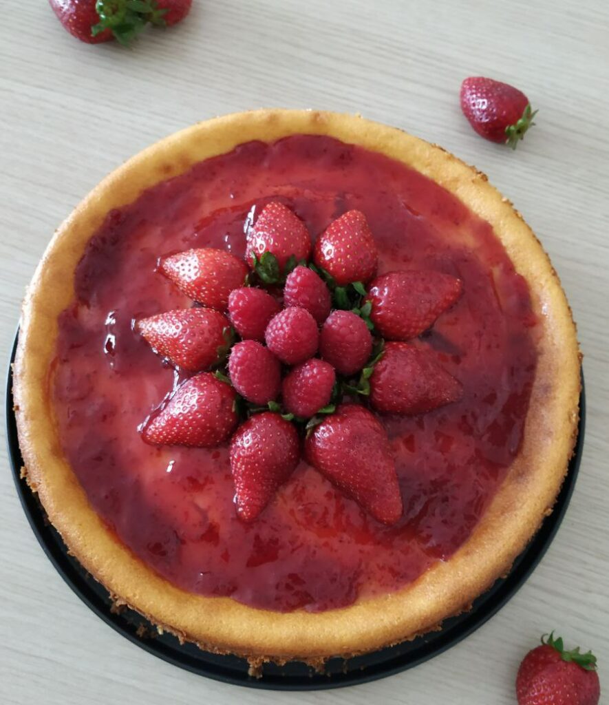My strawberry cheesecake